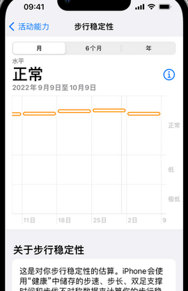 广元iPhone手机维修如何在iPhone开启'步行稳定性通知'