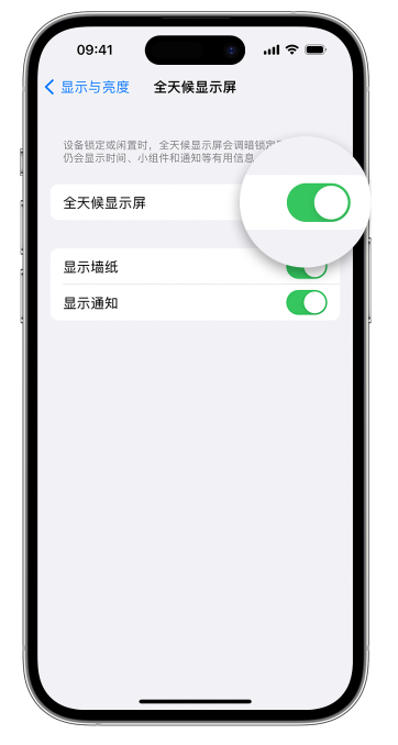 广元苹果14维修店分享如何自定义 iPhone 14 Pro 常亮显示屏 