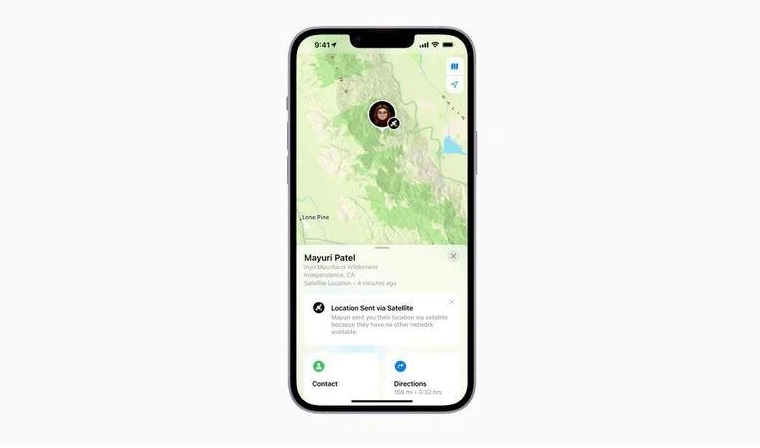 广元苹果14维修分享iPhone14系列中 FindMy功能通过卫星分享位置方法教程 