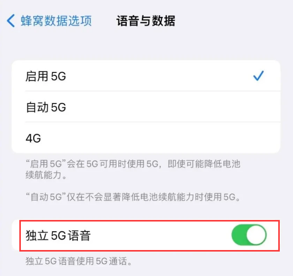 广元苹果14维修分享iPhone 14 Pro如何开启VoNR 