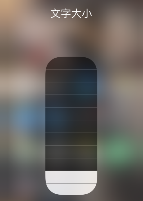 广元苹果手机维修分享小技巧：在 iPhone 控制中心快速调节字体大小 